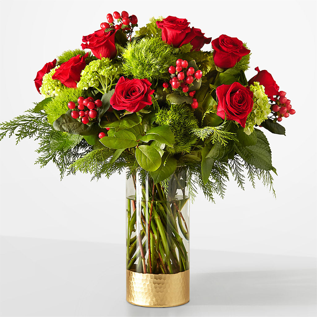 Plaid Throw Bouquet – Temptation Flower Shop, Wichita KS