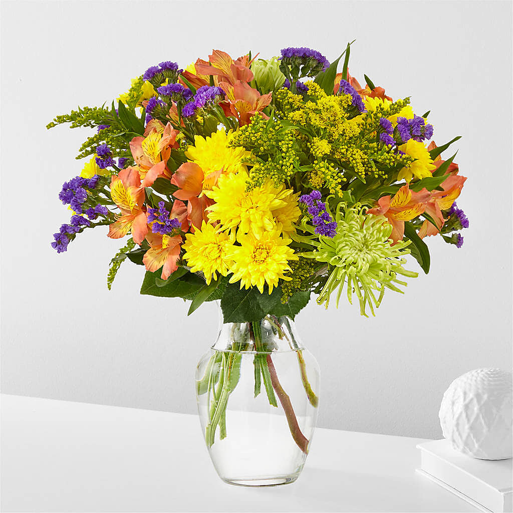 Marmalade Skies Bouquet – Temptation Flower Shop, Wichita KS