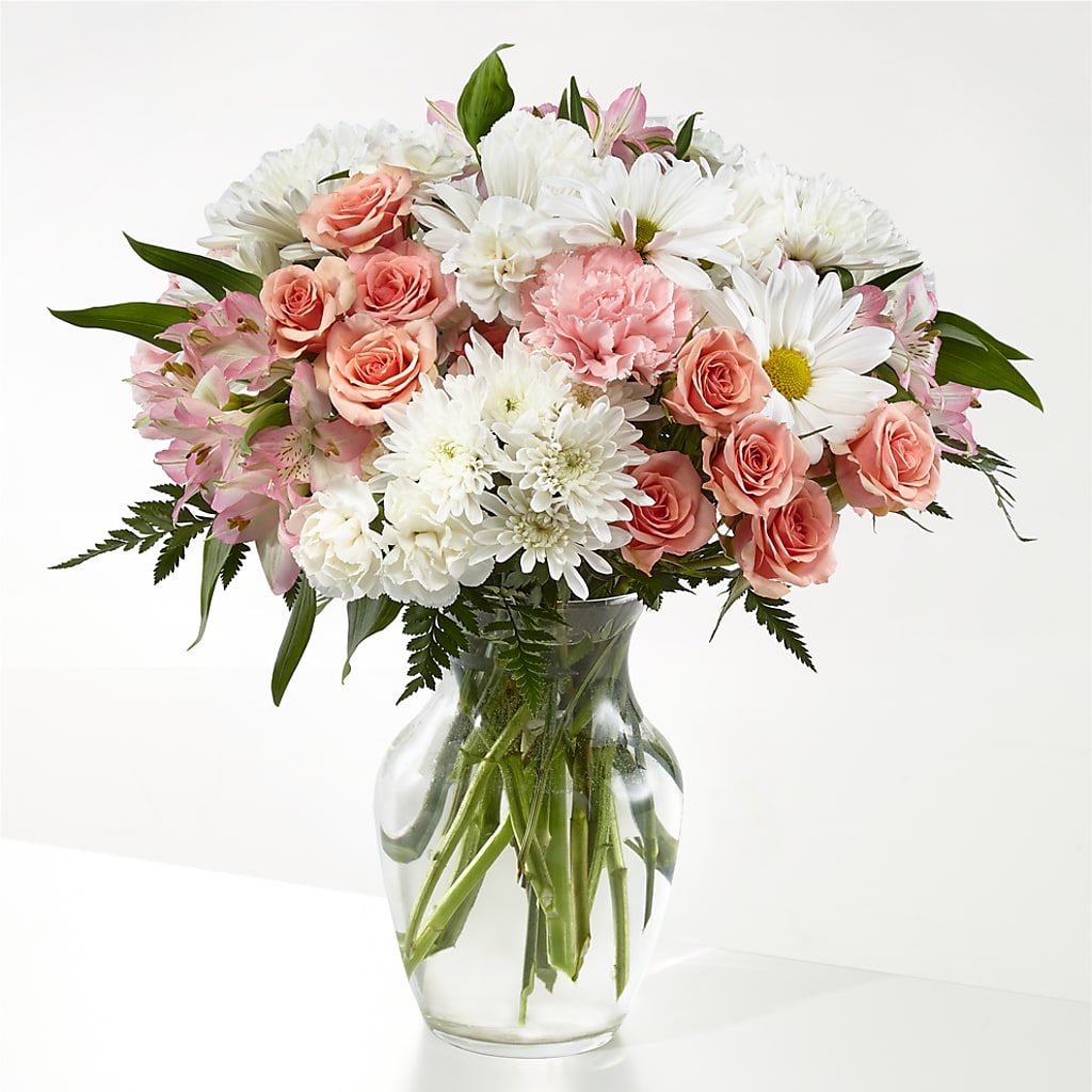 Blush Crush Bouquet – Temptation Flower Shop, Wichita KS