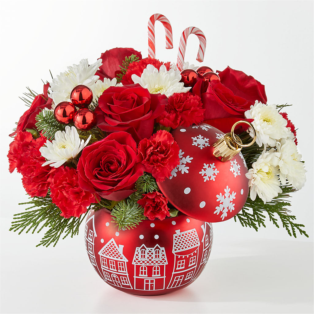 Cheer in the Air Ornament – Temptation Flower Shop, Wichita KS
