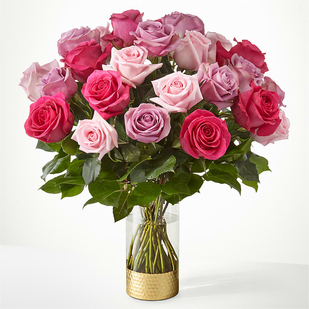 Pure Beauty Mixed Roses – Temptation Flower Shop, Wichita KS