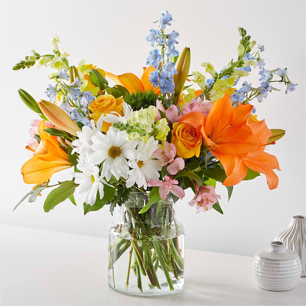 Sun Salutation Bouquet – Temptation Flower Shop, Wichita KS