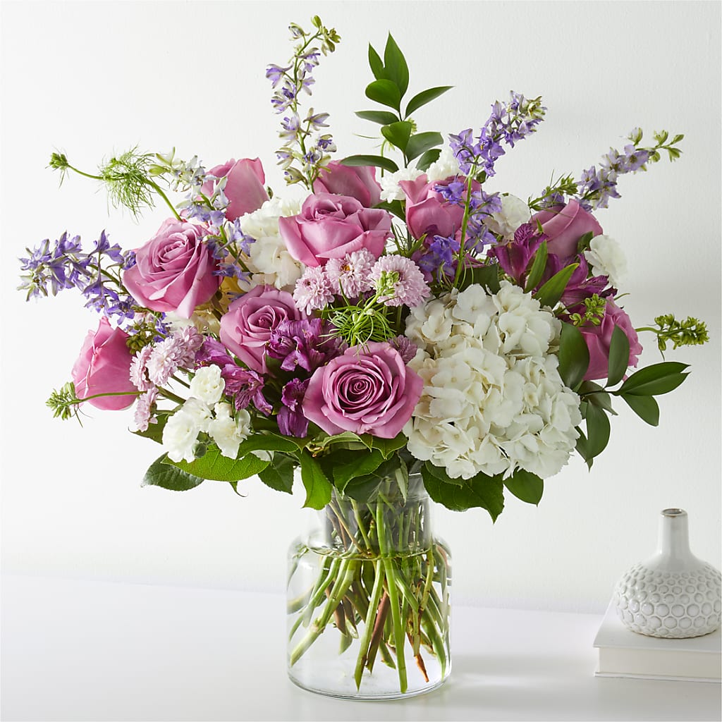 Violet Caress Bouquet – Temptation Flower Shop, Wichita KS
