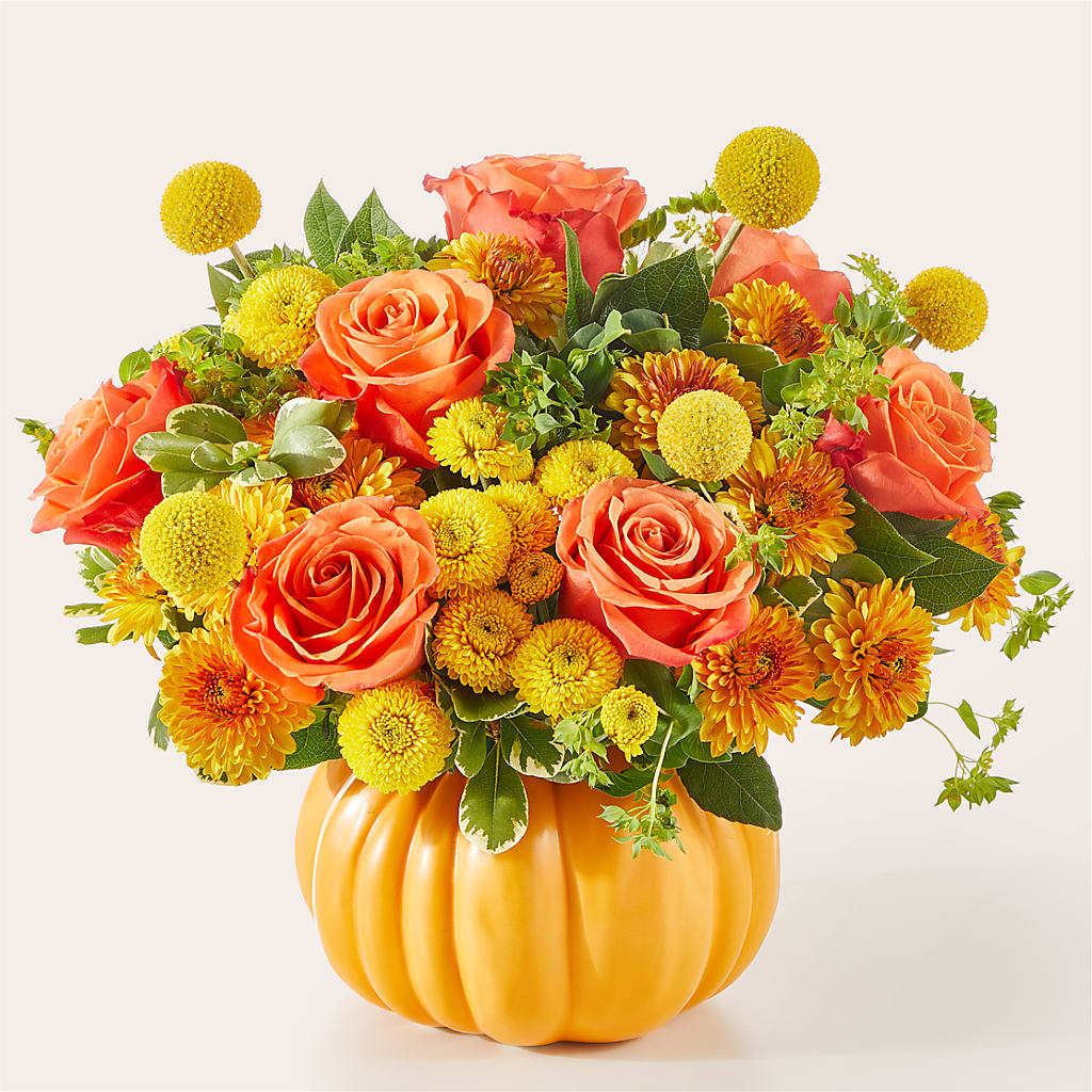 Gourdgeous Pumpkin – Temptation Flower Shop, Wichita KS