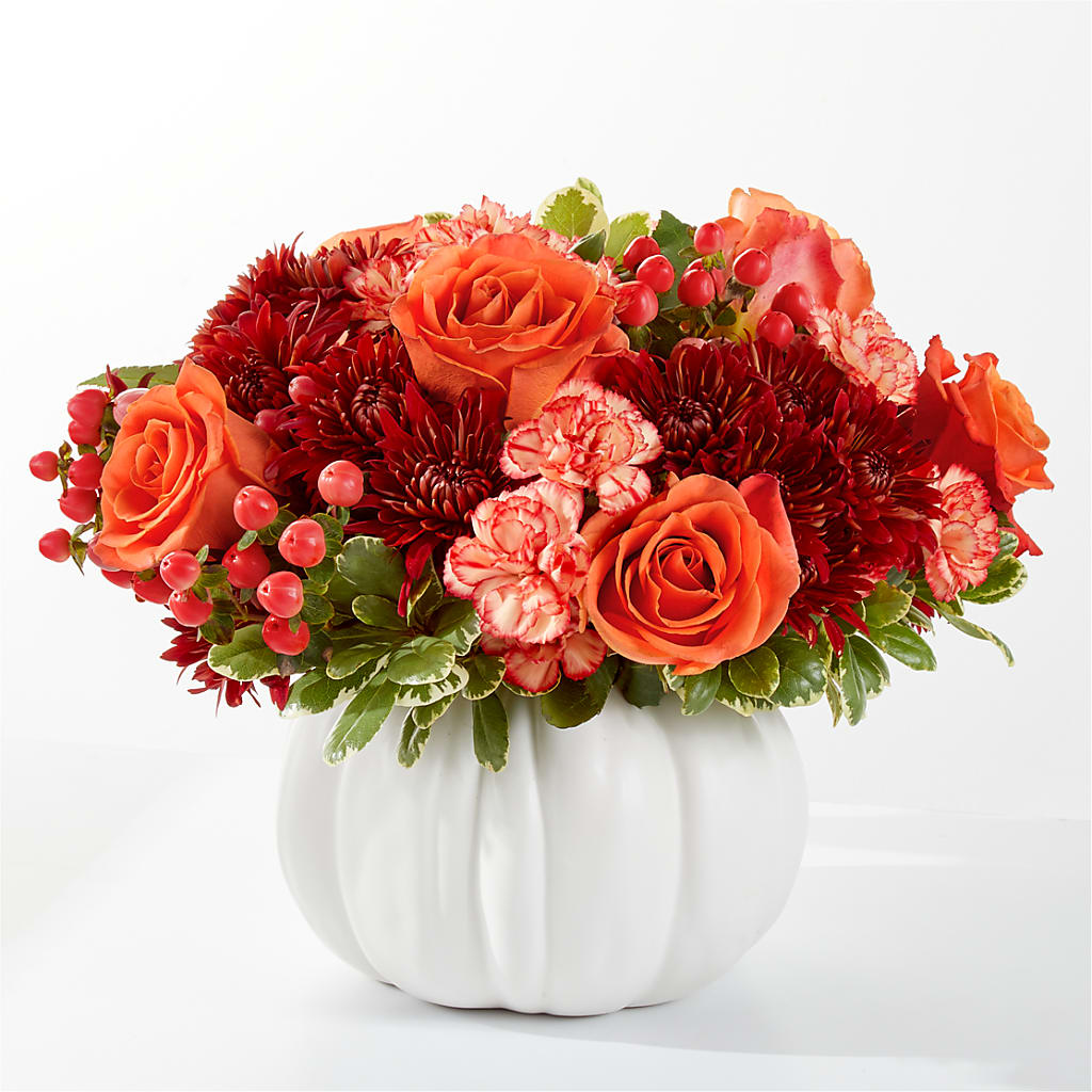 Autumn Air Pumpkin Bouquet – Temptation Flower Shop, Wichita KS
