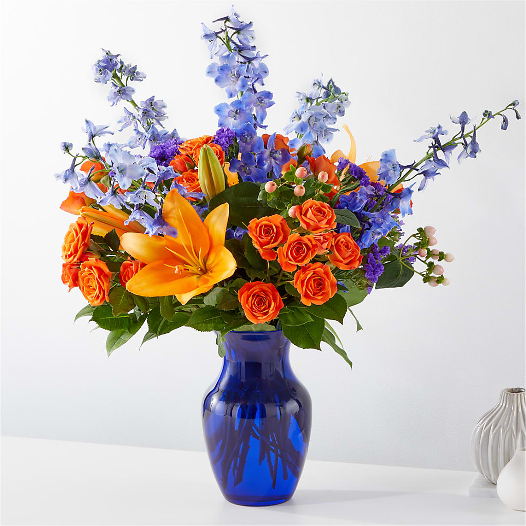 Radiant Citrus Bouquet – Temptation Flower Shop, Wichita KS