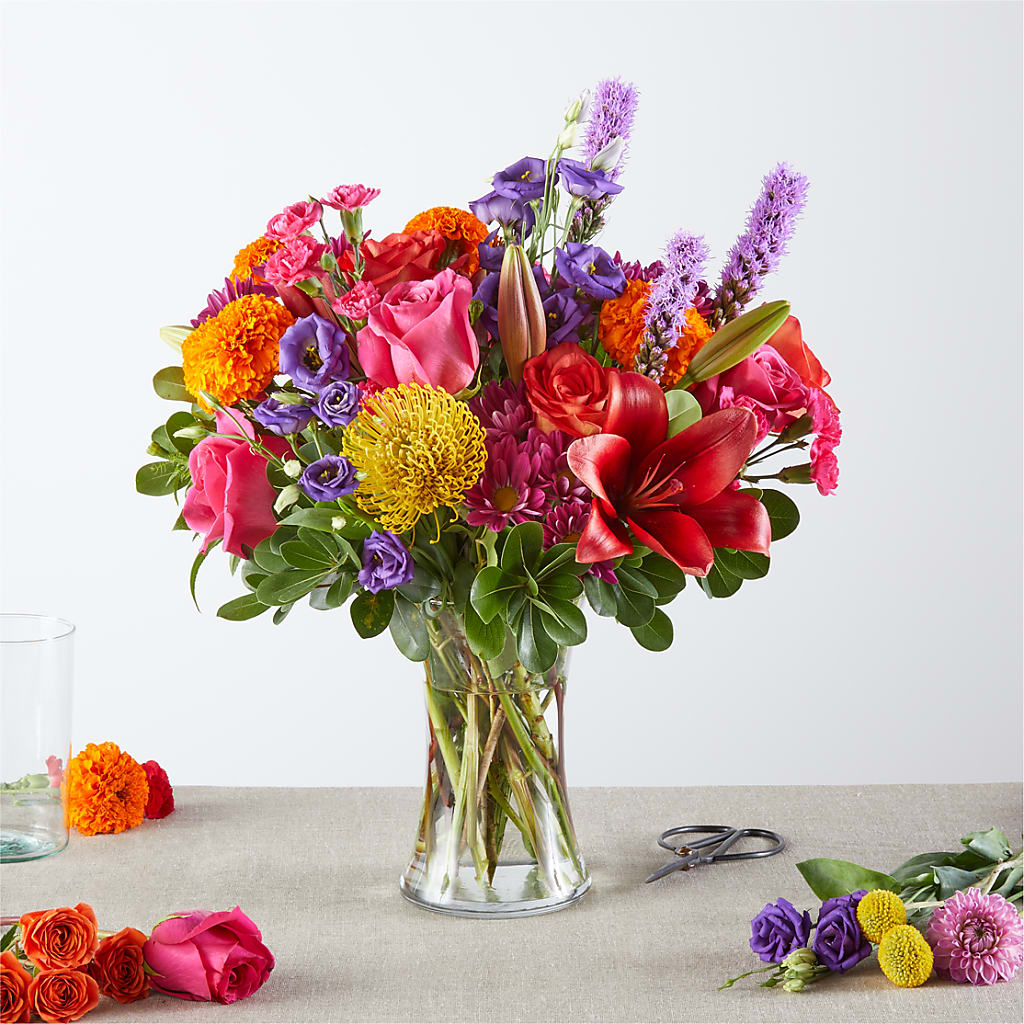 Feast of Color – A Florist Original – Temptation Flower Shop, Wichita KS