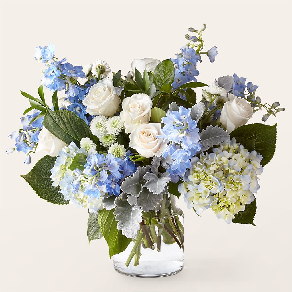 Clear Skies Bouquet – Temptation Flower Shop, Wichita KS