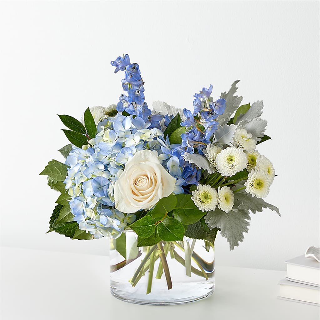 Clear Skies Bouquet – Temptation Flower Shop, Wichita KS