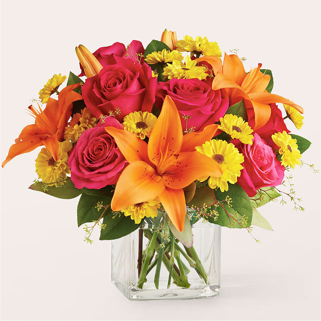 Neon Lights Bouquet – Temptation Flower Shop, Wichita KS