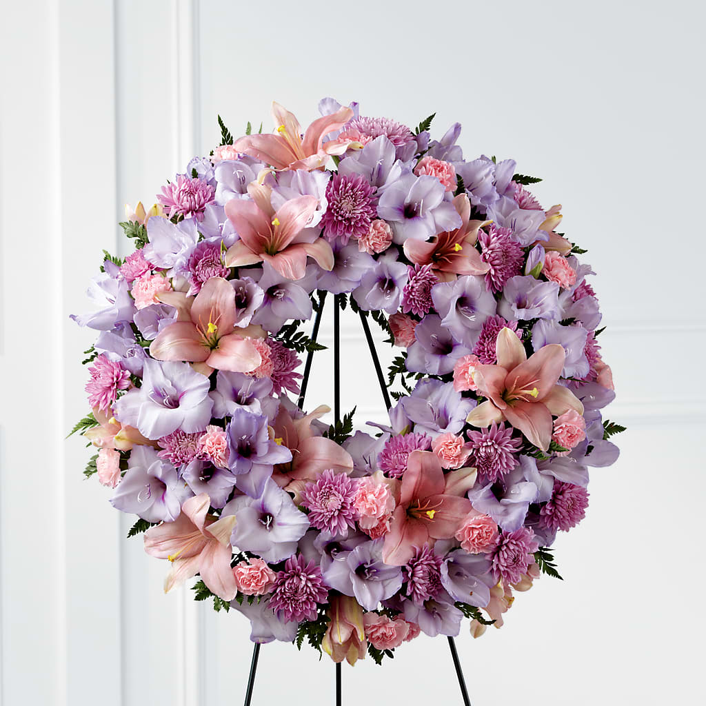 Beloved Friend Wreath – Temptation Flower Shop, Wichita KS