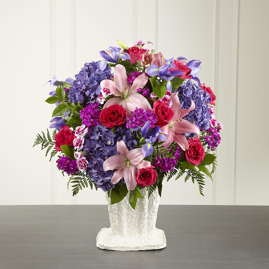 We Fondly Remember Arrangement – Temptation Flower Shop, Wichita KS