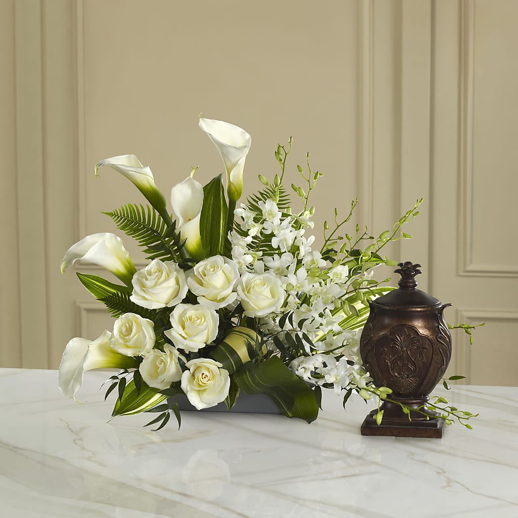 At Peace Arrangement – Temptation Flower Shop, Wichita KS
