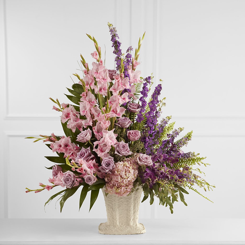 Flowing Garden Arrangement – Temptation Flower Shop, Wichita KS