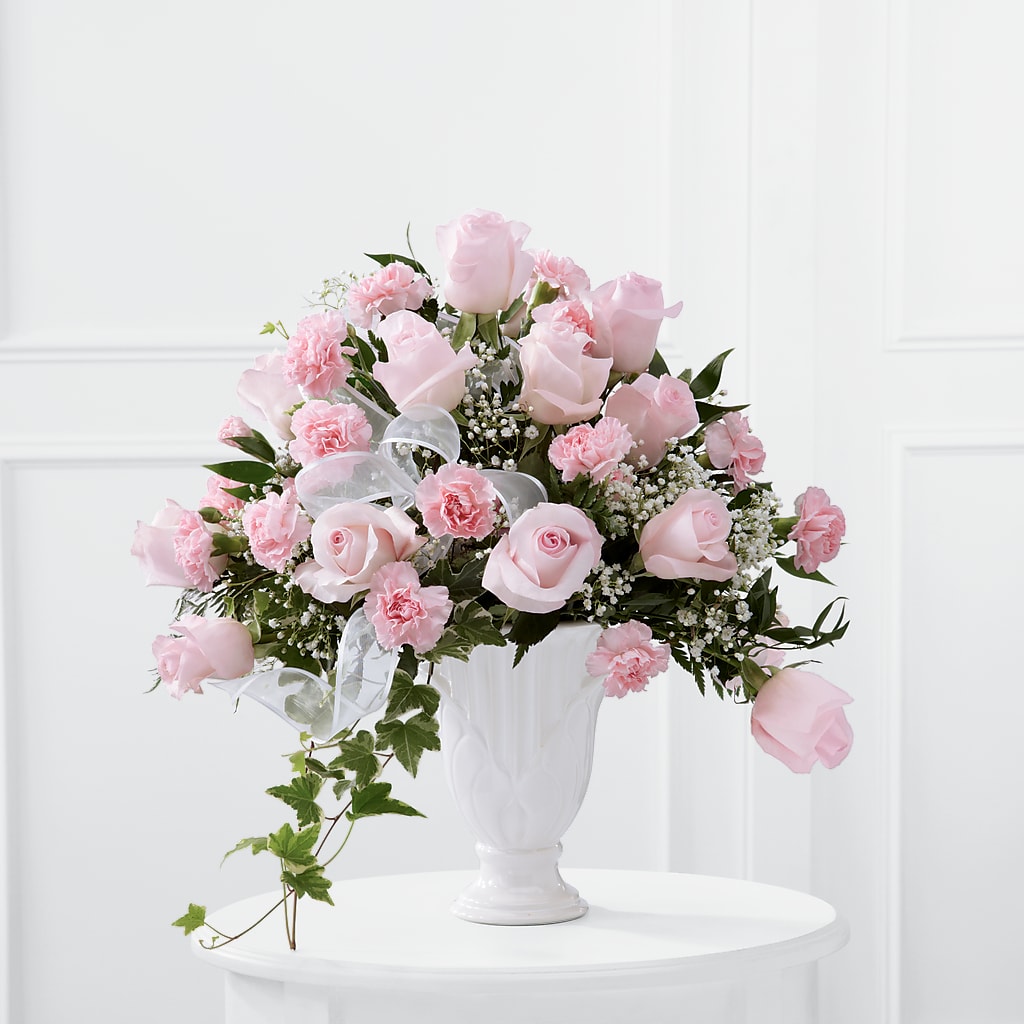 Deepest Sympathy Arrangement – Temptation Flower Shop, Wichita KS