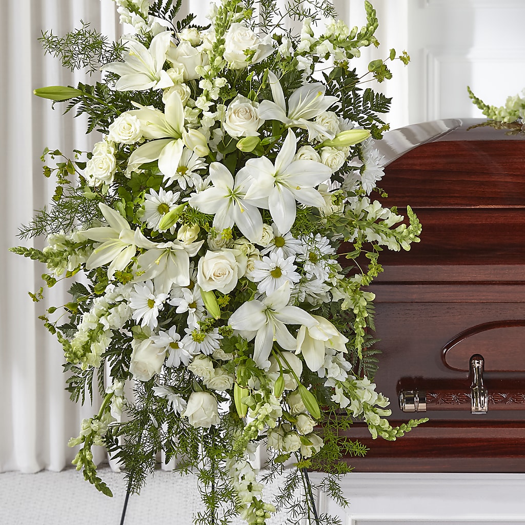 Loving Thoughts Standing Spray – Temptation Flower Shop, Wichita KS