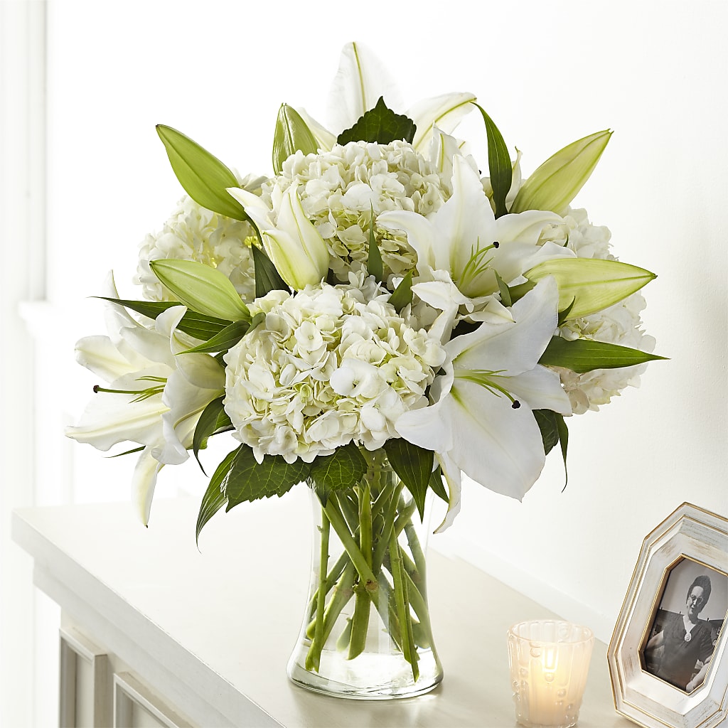 Compassionate Lily Bouquet – Temptation Flower Shop, Wichita KS