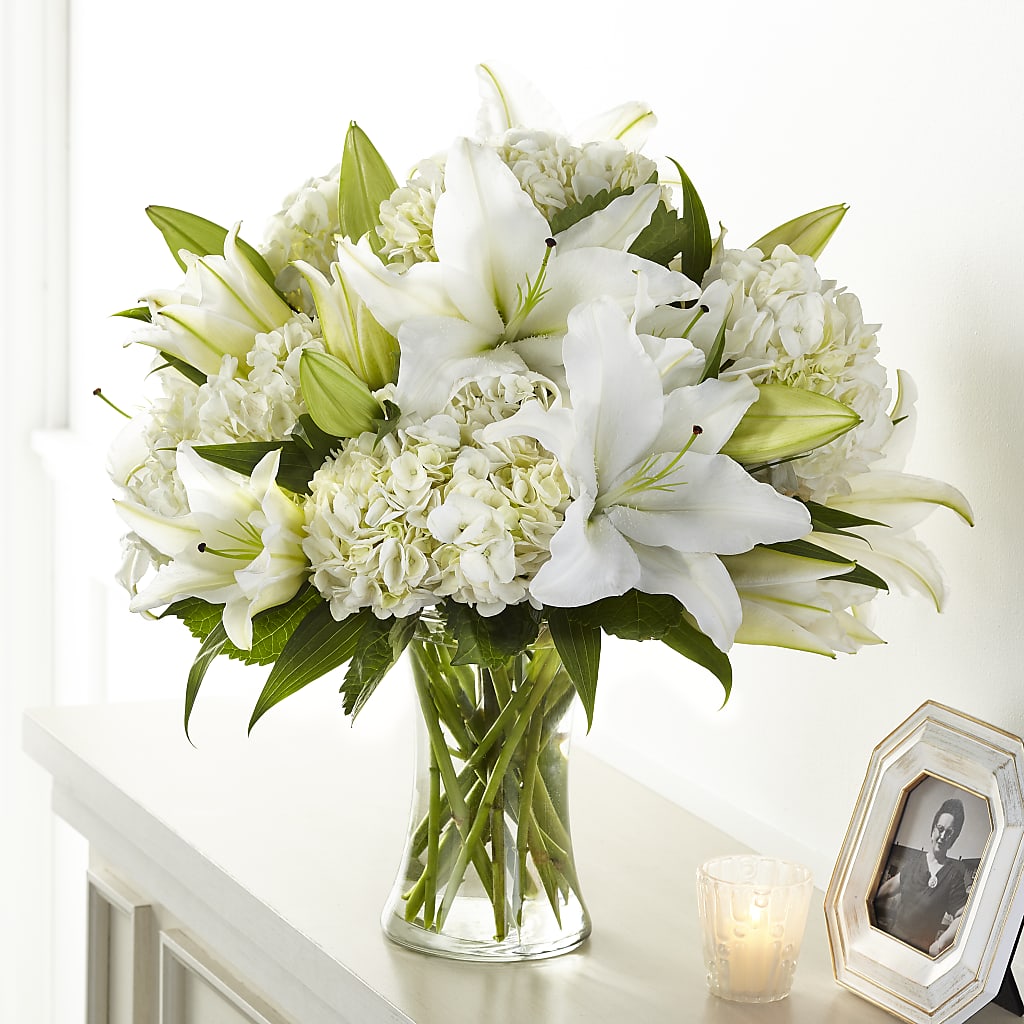 Compassionate Lily Bouquet – Temptation Flower Shop, Wichita KS