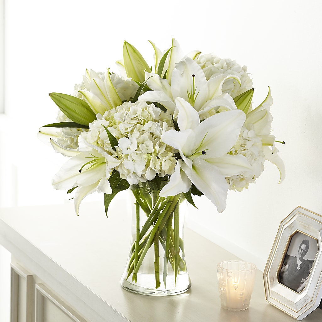 Compassionate Lily Bouquet – Temptation Flower Shop, Wichita KS