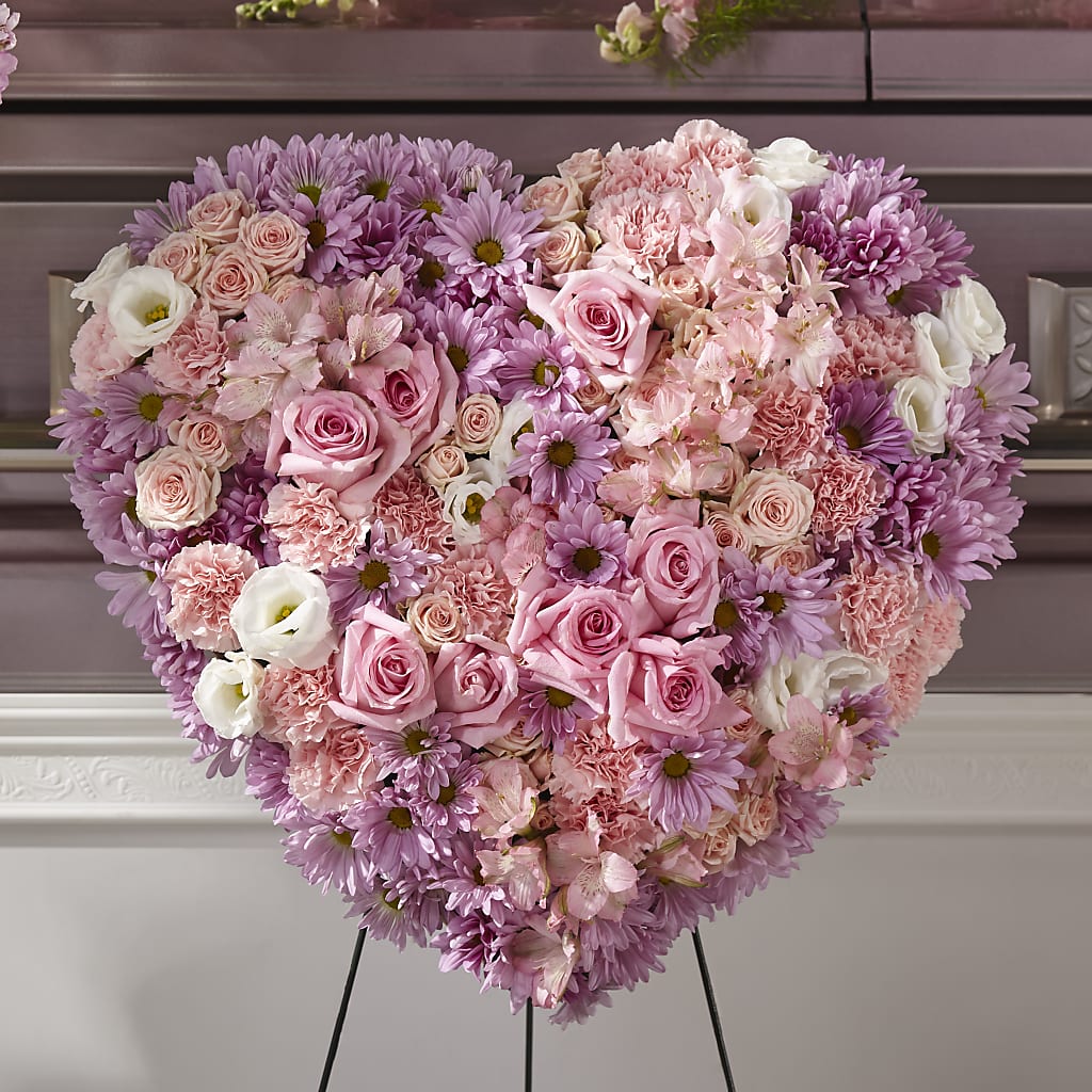 Heaven's Light Heart – Temptation Flower Shop, Wichita KS