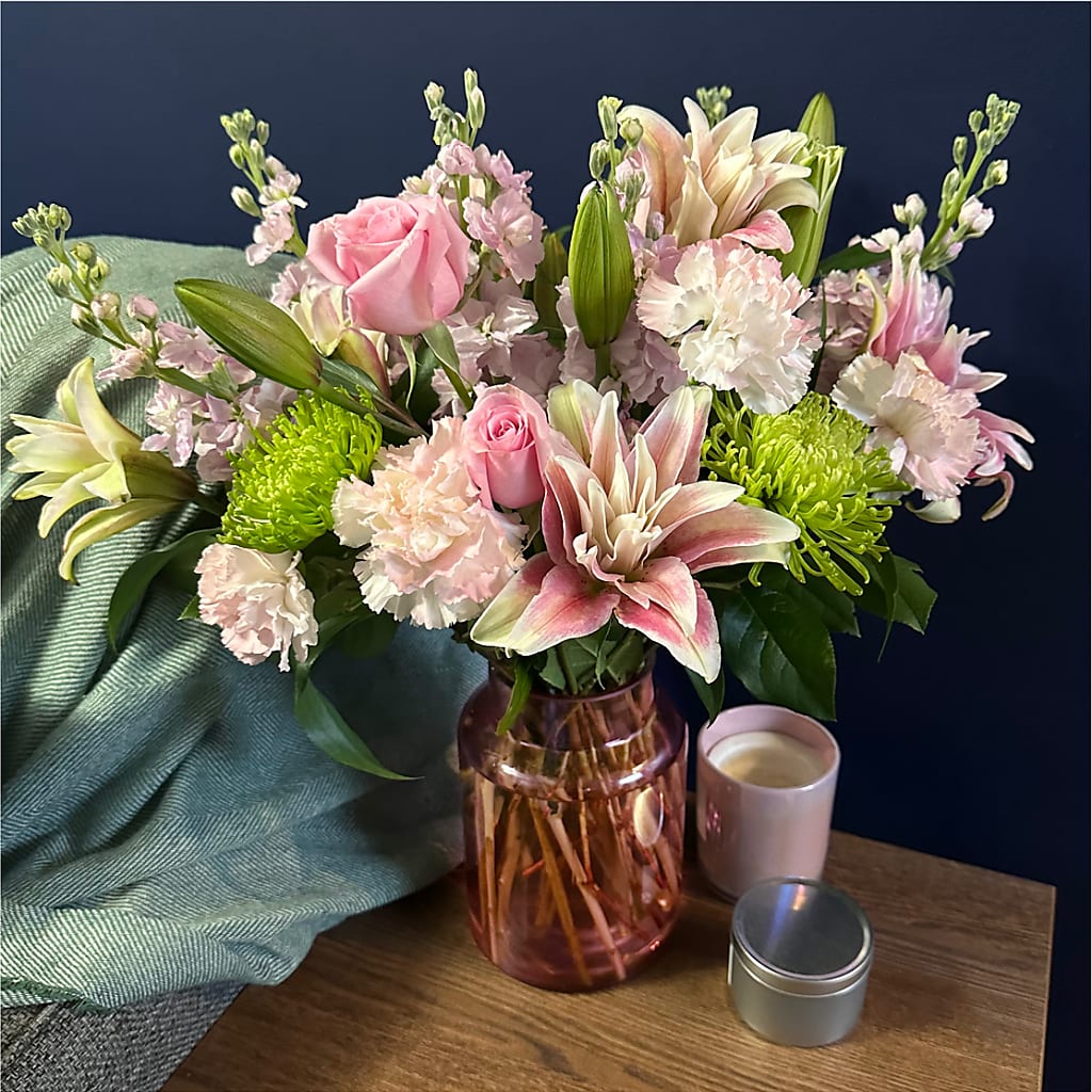 Pretty in Pink Bouquet – Temptation Flower Shop, Wichita KS