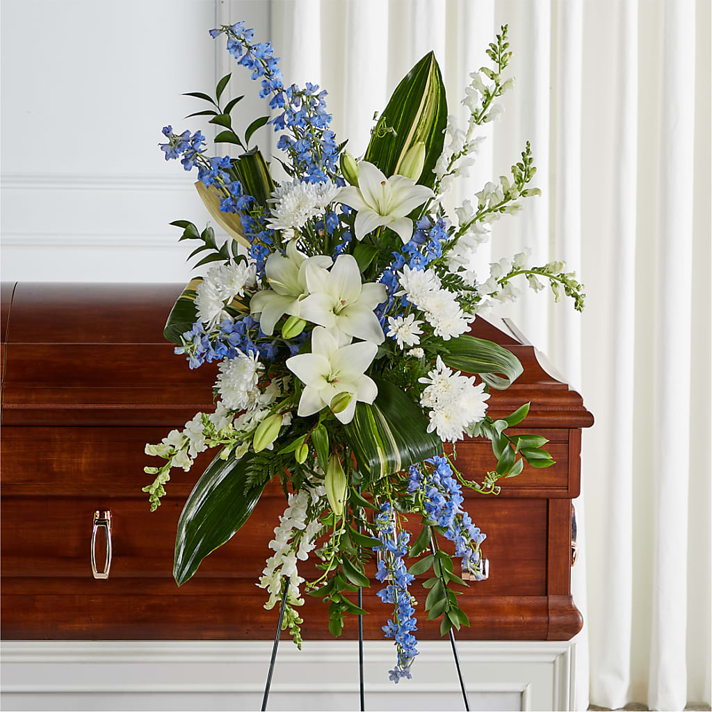 Eternal Impressions Standing Spray – Temptation Flower Shop, Wichita KS
