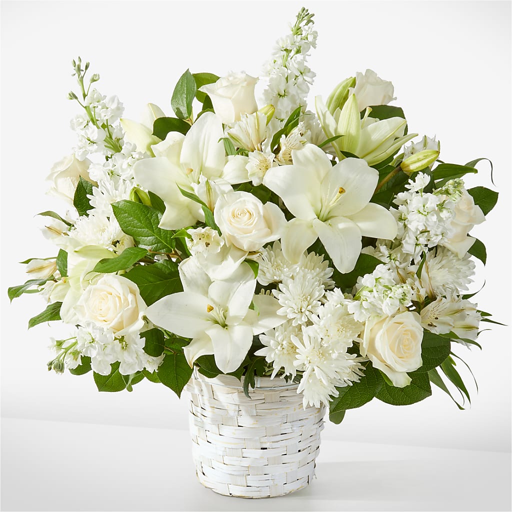 Peaceful Reflections Arrangement – Temptation Flower Shop, Wichita KS