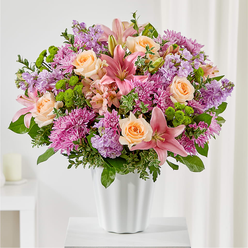 Supportive Embrace Tabletop Basket – Temptation Flower Shop, Wichita KS