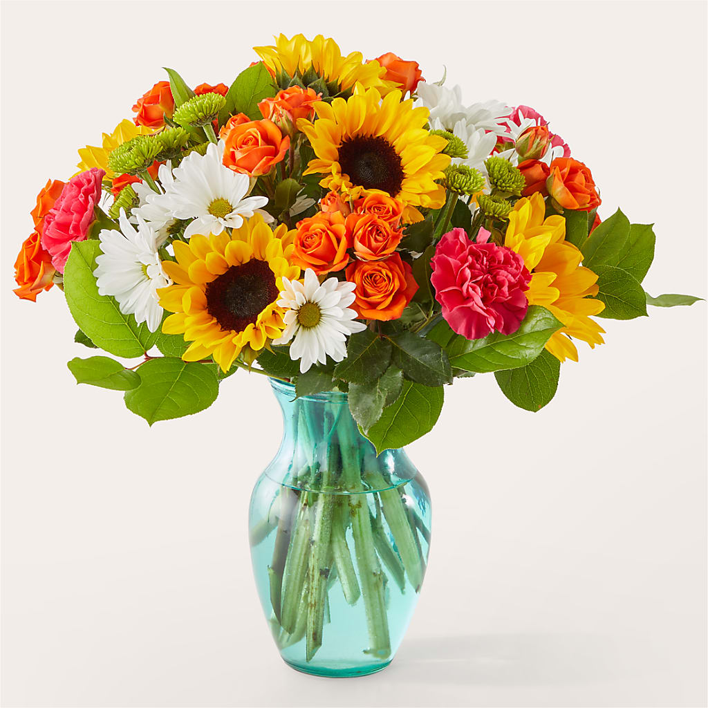 Sun-drenched Blooms Bouquet – Temptation Flower Shop, Wichita KS
