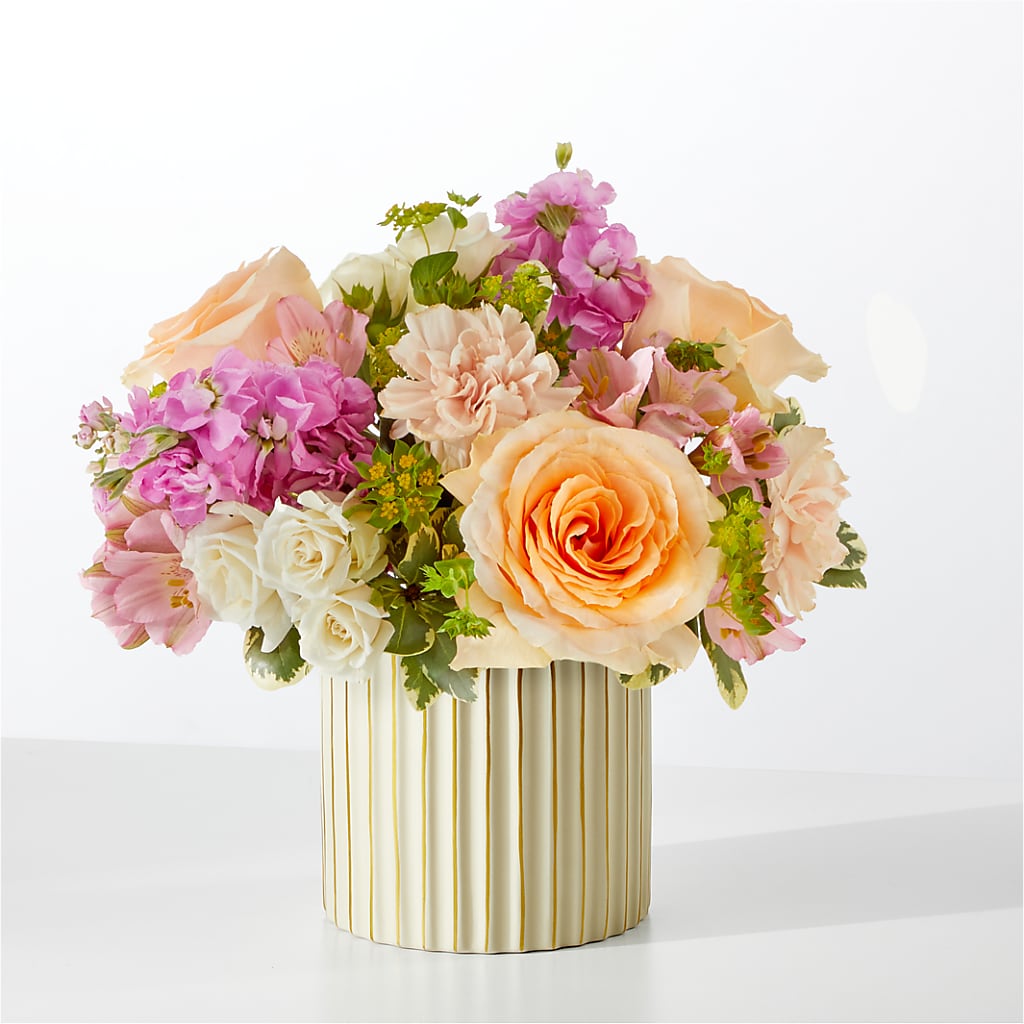 Paradise Bouquet with Ivory Vase – Temptation Flower Shop, Wichita KS