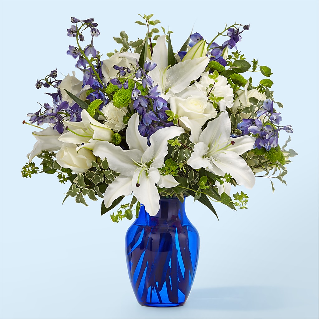 Santorini Bouquet – Temptation Flower Shop, Wichita KS