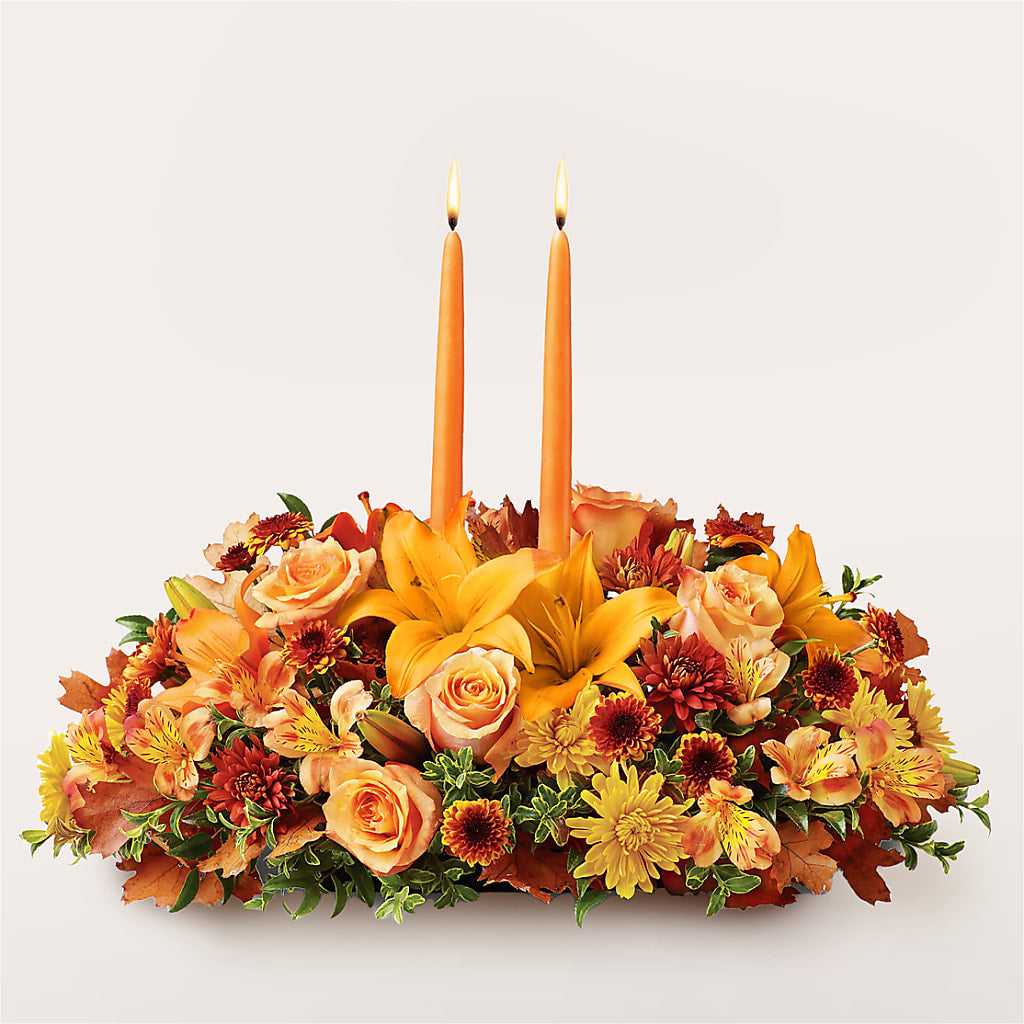 Traditions Centerpiece – Temptation Flower Shop, Wichita KS