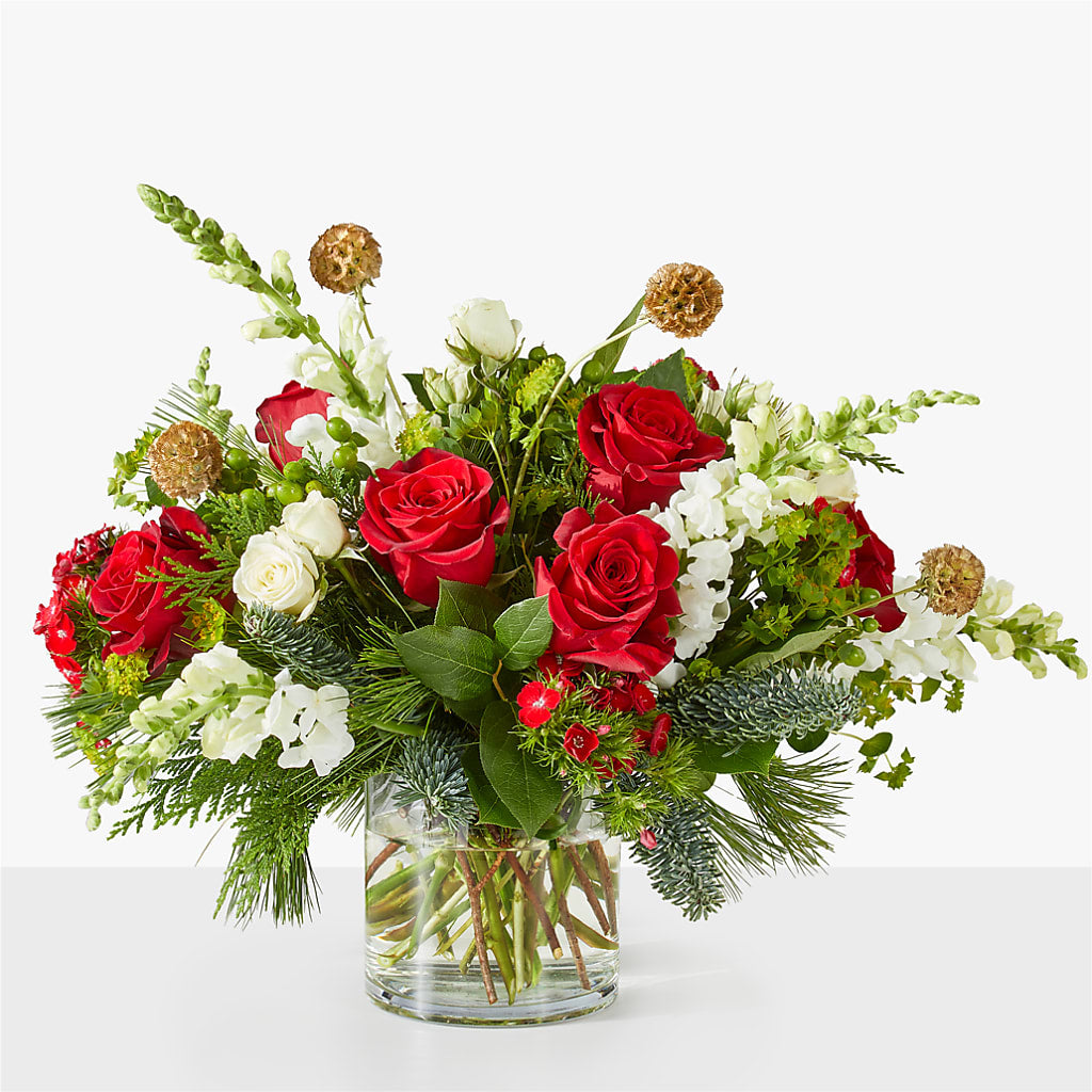 Deck the Halls Bouquet – Temptation Flower Shop, Wichita KS