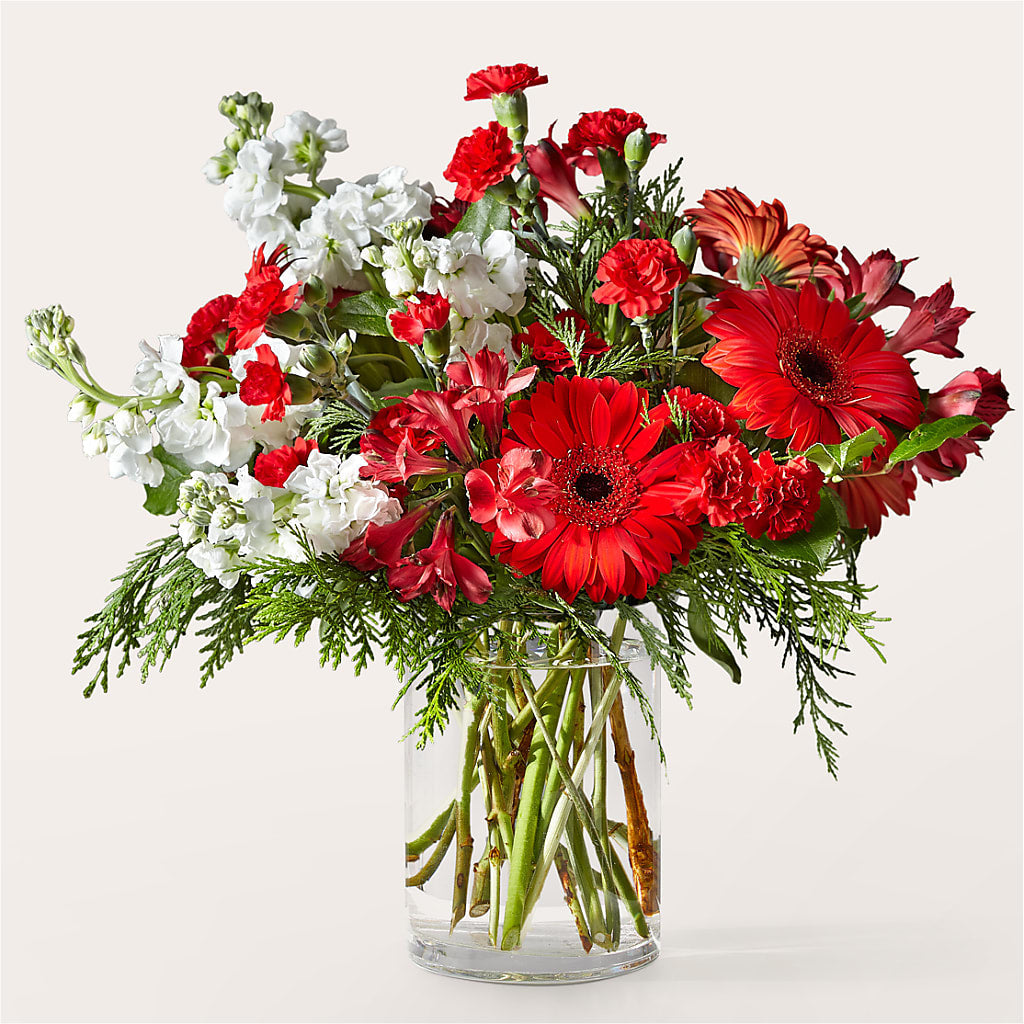 Holidaisy Bouquet – Temptation Flower Shop, Wichita KS