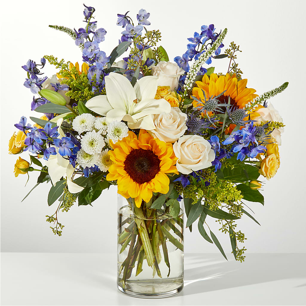 Wonderfully Sunny Bouquet – Temptation Flower Shop, Wichita KS