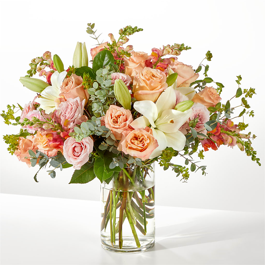 Grapefruit Splash Bouquet – Temptation Flower Shop, Wichita KS