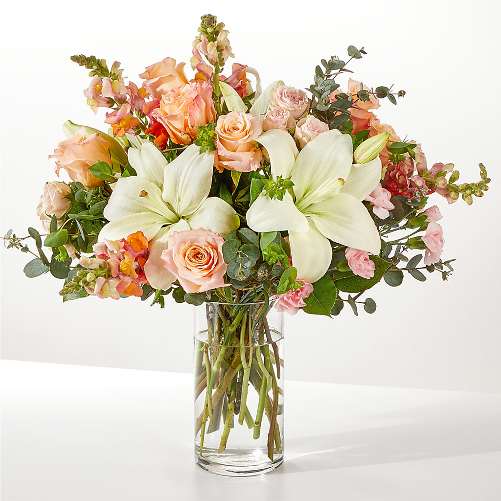 Grapefruit Splash Bouquet – Temptation Flower Shop, Wichita KS