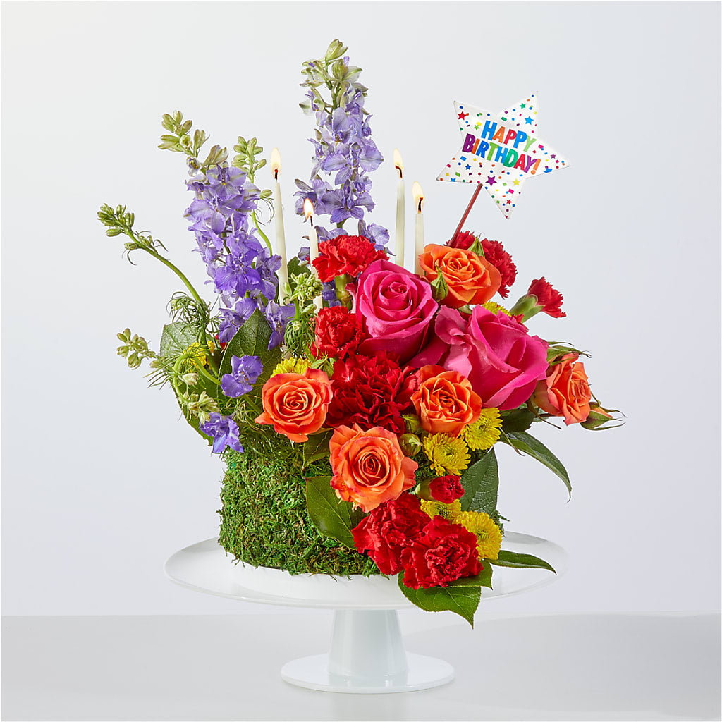 Best Year Yet Floral Cake – Temptation Flower Shop, Wichita KS
