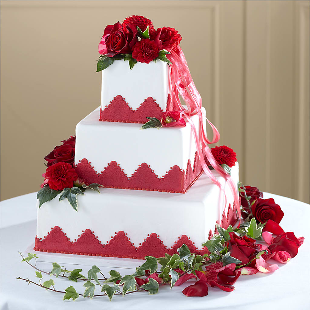 Forever Happiness Cake Decor – Temptation Flower Shop, Wichita KS