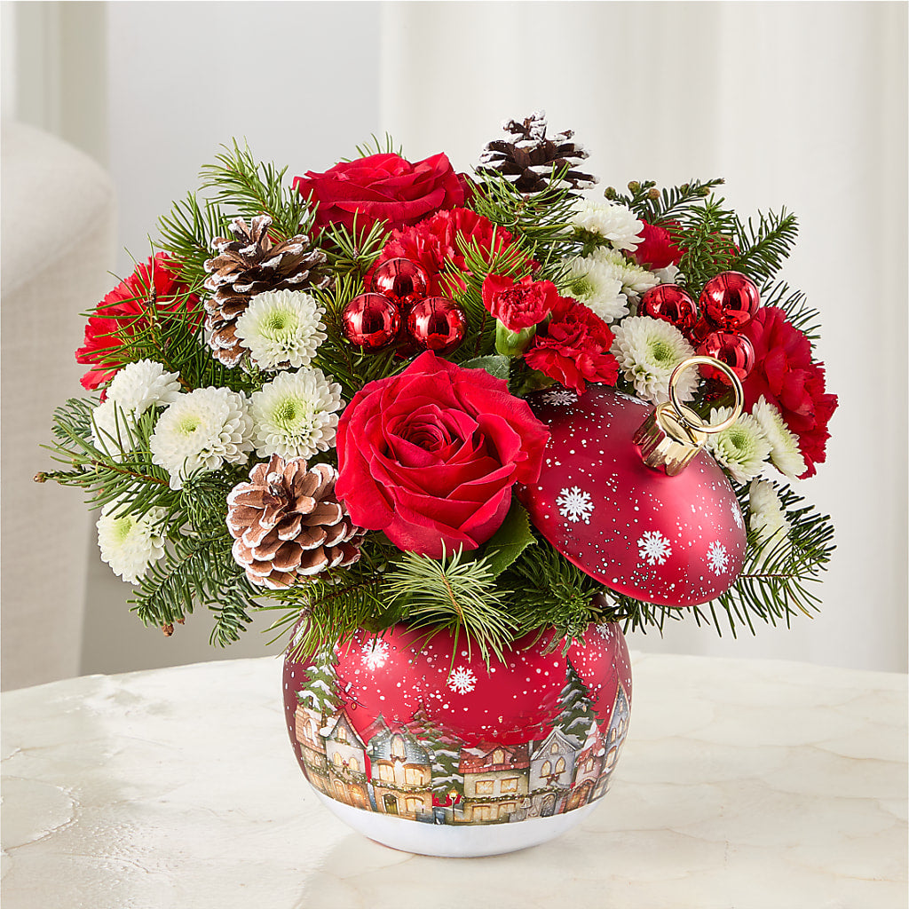 Christmas Carols Ornament –  Temptation Flower Shop, Wichita KS
