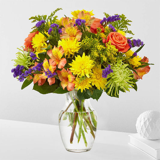 Marmalade Skies Bouquet –  Temptation Flower Shop, Wichita KS
