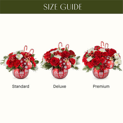Cheer in the Air Ornament –  Temptation Flower Shop, Wichita KS
