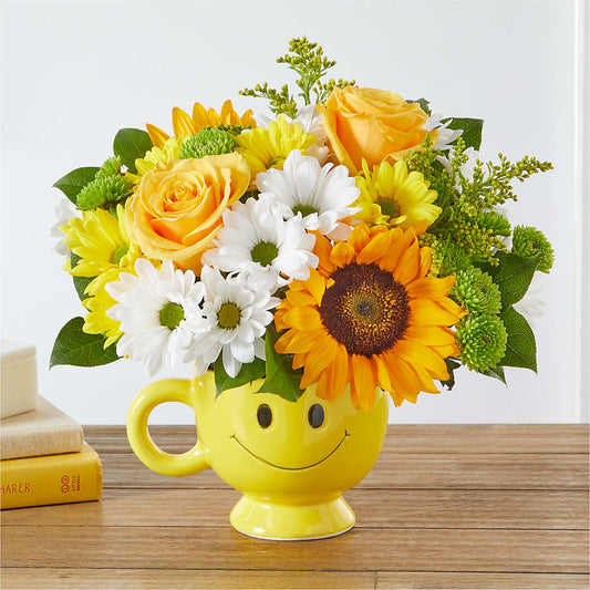 Be Happy Bouquet –  Temptation Flower Shop, Wichita KS