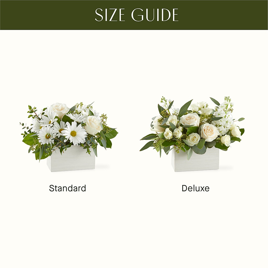 Fresh Linen Box Bouquet –  Temptation Flower Shop, Wichita KS
