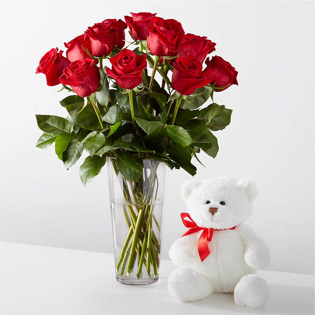 Romantic Long Stem Red Rose Bouquet Bundles –  Temptation Flower Shop, Wichita KS
