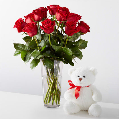Romantic Long Stem Red Rose Bouquet Bundles –  Temptation Flower Shop, Wichita KS