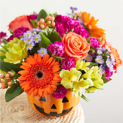 Tricks & Treats Pumpkin –  Temptation Flower Shop, Wichita KS