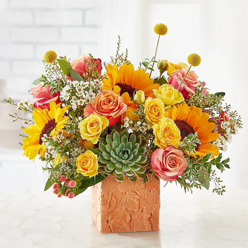 Sunflower Season Bouquet –  Temptation Flower Shop, Wichita KS