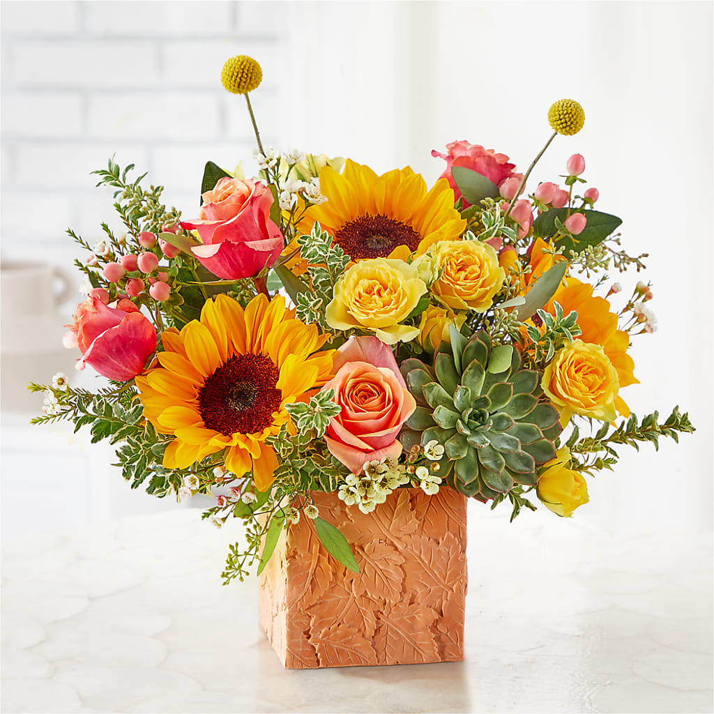 Sunflower Season Bouquet –  Temptation Flower Shop, Wichita KS