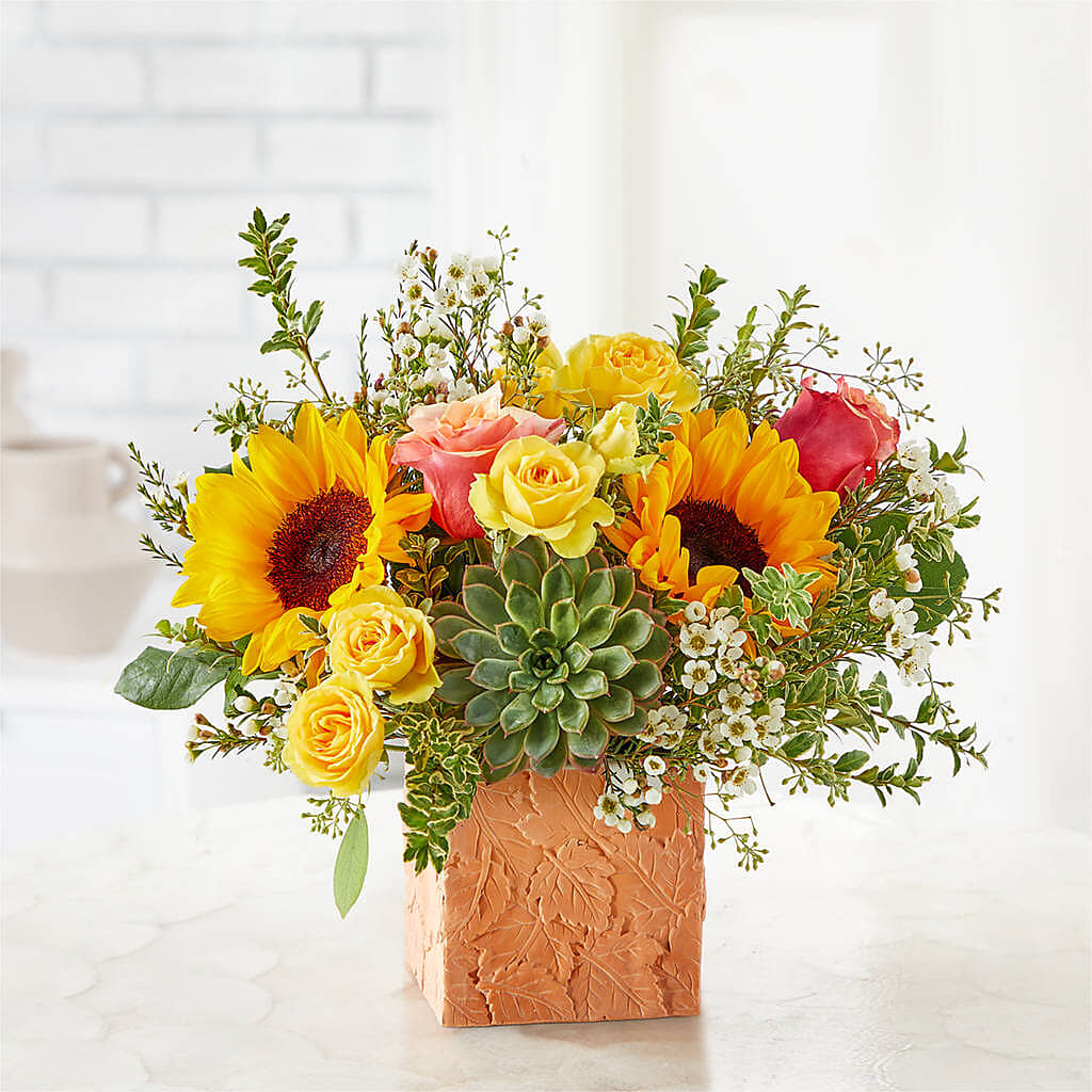 Sunflower Season Bouquet –  Temptation Flower Shop, Wichita KS